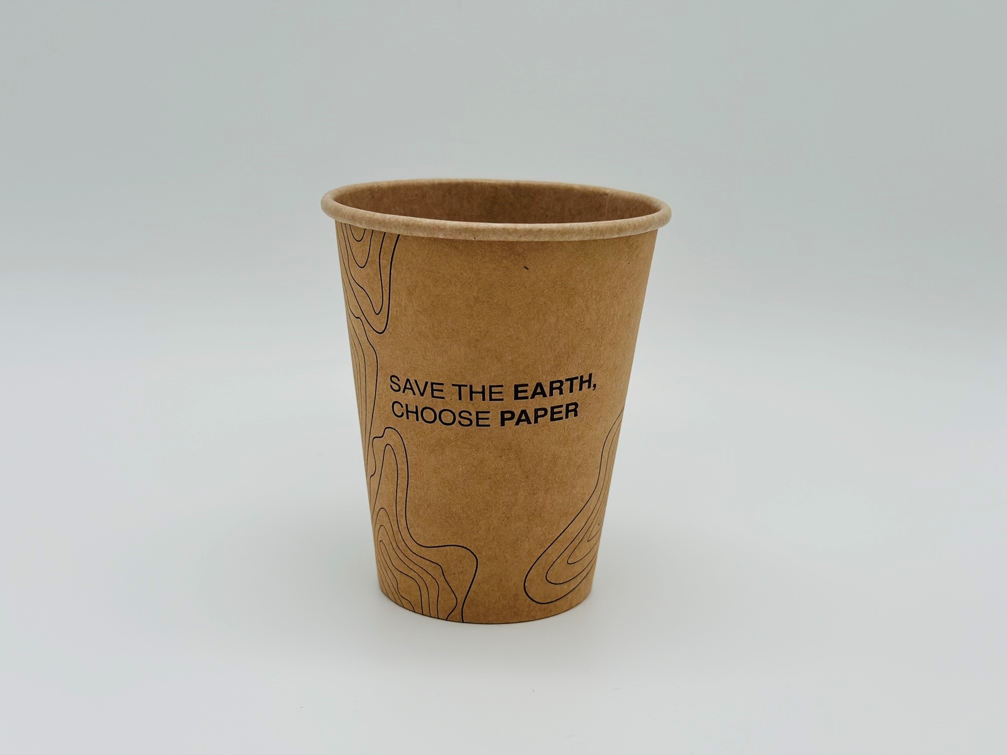 Vaso de papel 12oz Ø90_kraft