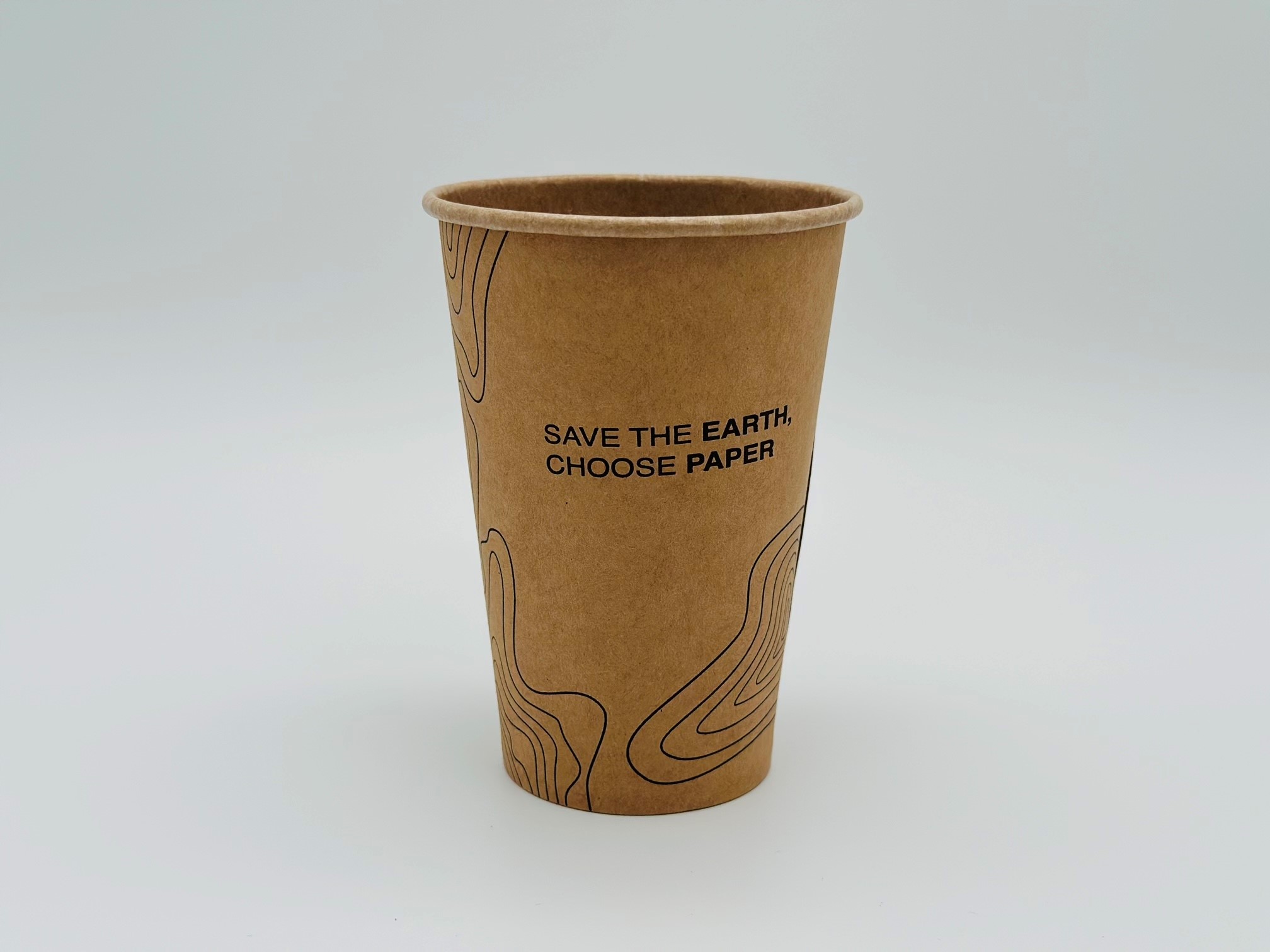 Vaso de papel 12oz Ø80_kraft